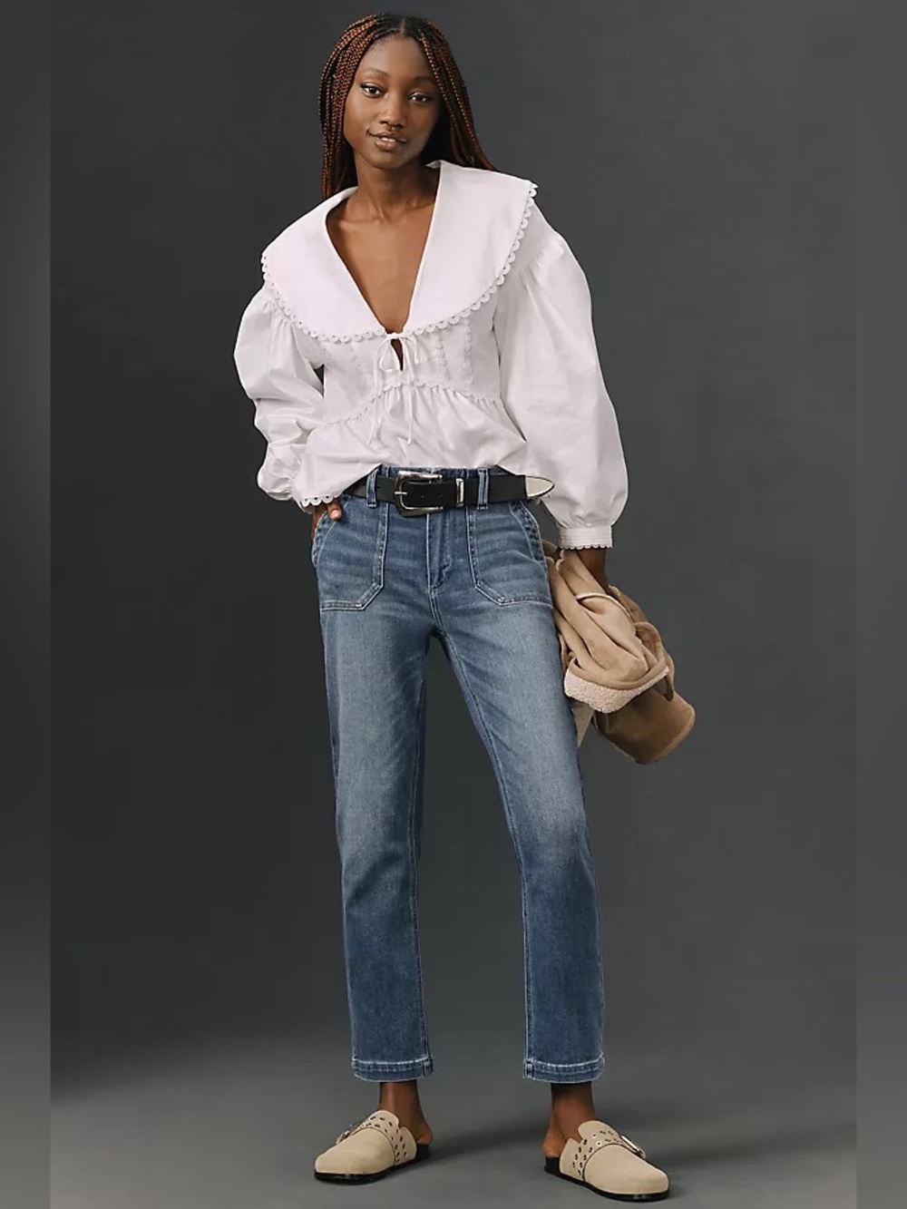 PAIGE Mayslie Vintage Straight Size 29 NWT